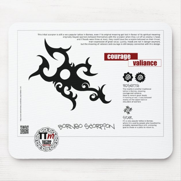 TT Meanings - BORNEO SCORPION Mouse Pad